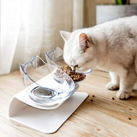 かわいい猫耳デザイン フードボウル エサ皿 かさ上げされていて食べやすい
