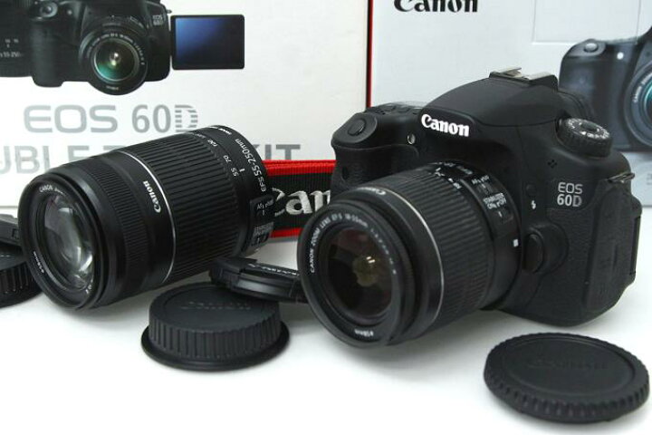 楽天市場】【中古】【美品】キヤノン EOS 60D ダブルズームキット 