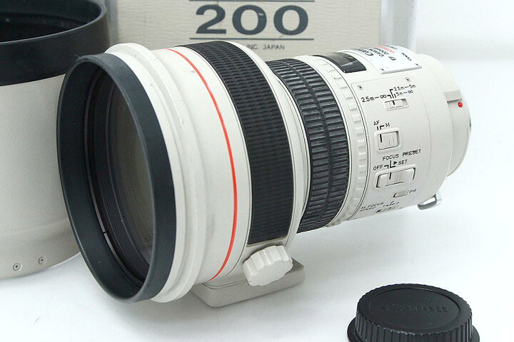楽天市場】【中古】【美品】キヤノン EF200mm F1.8L USM γH2423-2K1 