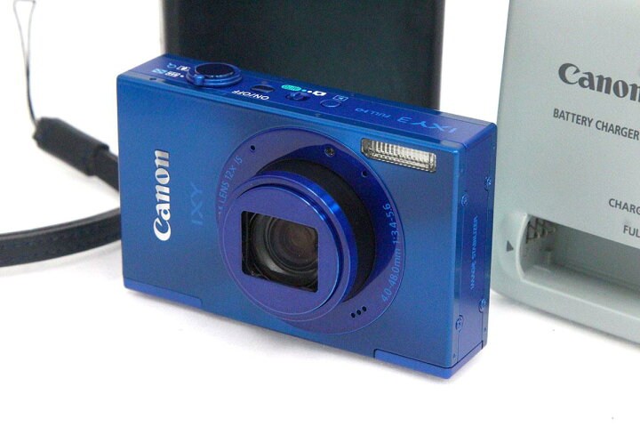 楽天市場】【中古】【美品】キヤノン IXY 3 ブルー CA01-A8348-3V1B 