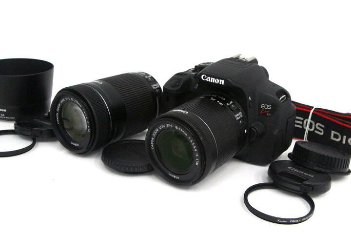 楽天市場】【中古】【並品】キヤノン EOS Kiss X7i ダブルズームキット 