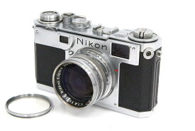 【中古】【訳有品】ニコン S2 ボディ 前期 Nikkor-S・C 5cm F1.4 レンズ付 γA6061-3U2B-ψ