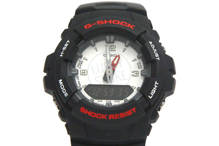 楽天市場】【中古】【極美品】カシオ G-SHOCK G-100 腕時計 LUCKY 