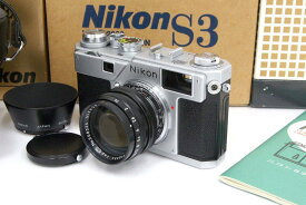 【中古】【訳有品】ニコン S3 2000年記念モデル NIKKOR-S 50mm F1.4レンズ付 γA6069-2K4-ψ