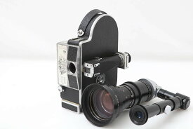 【中古】【ジャンク品】その他カメラメーカー 16mm BOLEX H16 + TYPE10x12A 12-120/2.2 + ビューファインダー CA01-M7404-2C3 BOLEX ボレックス レフレックス シネカメラ