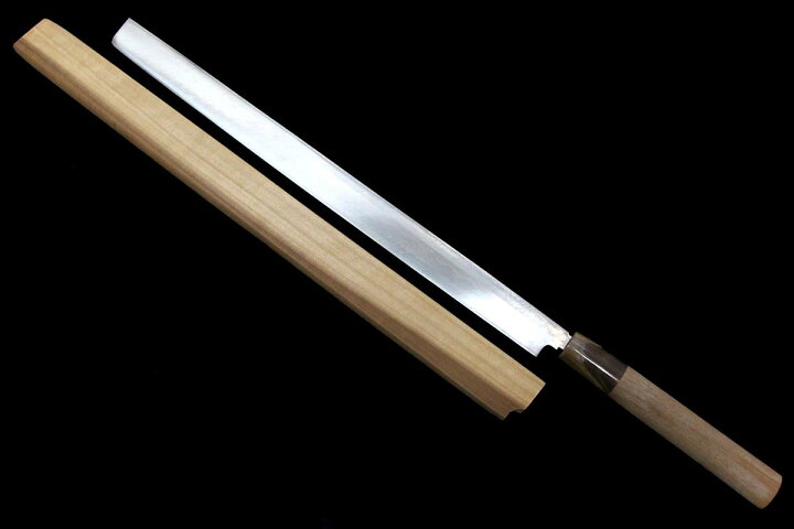 楽天市場】【中古】【美品】有次 蛸引包丁 尺一 本焼 純日本鋼 沖芝昴 
