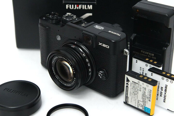 楽天市場】【中古】【訳有品】富士フイルム FUJIFILM X20 Black CA01 
