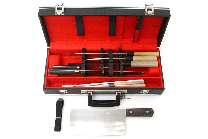 楽天市場】【中古】【並品】房近 多摩調理学校 包丁6本セット (柳刃 