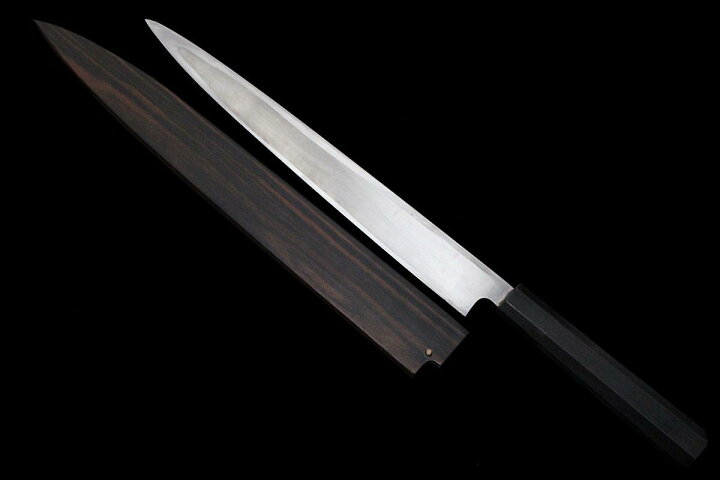 楽天市場】【中古】【美品】不動國行 柳刃包丁 本焼 尺一 黒檀柄 彫刻 