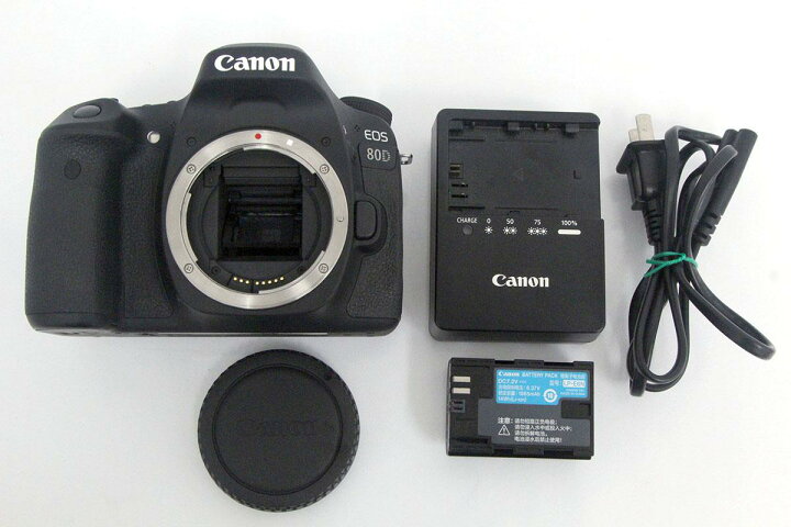 楽天市場】【中古】【美品】キヤノン EOS 80D ボディ CA01-A9554-3Y1A  