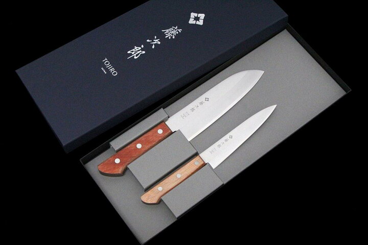 楽天市場】【中古】【未使用品】藤次郎 包丁2本セット (三徳 ペティ 
