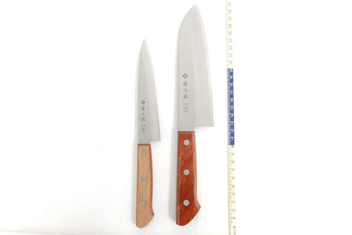 楽天市場】【中古】【未使用品】藤次郎 包丁2本セット (三徳 ペティ 