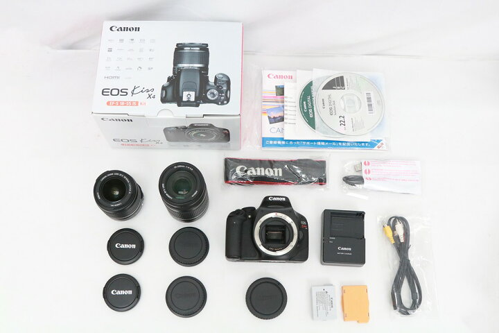 楽天市場】【中古】【極美品】キヤノン EOS Kiss X4 ダブルズーム 