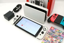 楽天市場】nintendo switch有機elモデルjoy-con(l)/(r)ホワイトの通販