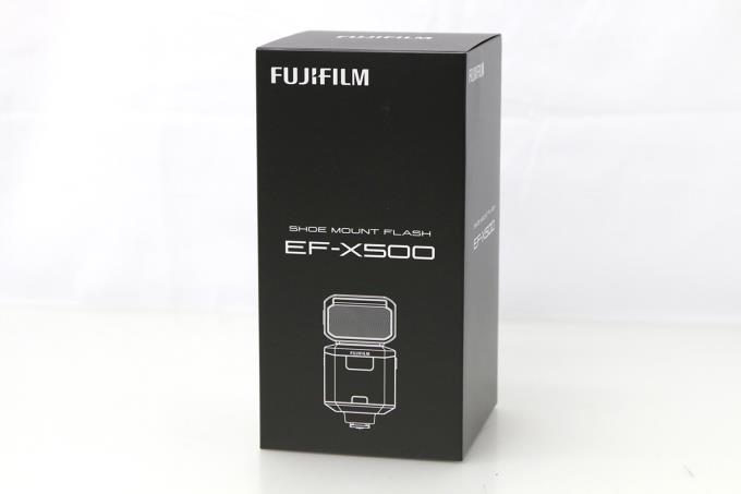 正規品販売！ 富士フイルム フラッシュ EF-X500 クリップオンフラッシュ S1879-2J9