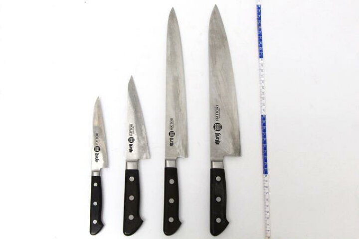 楽天市場】【中古】【並品】堺刀司 服部栄養専門学校 包丁7点セット  