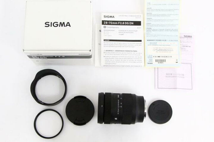 楽天市場】【中古】【極美品】シグマ 28-70mm F2.8 DG DN ソニーE 