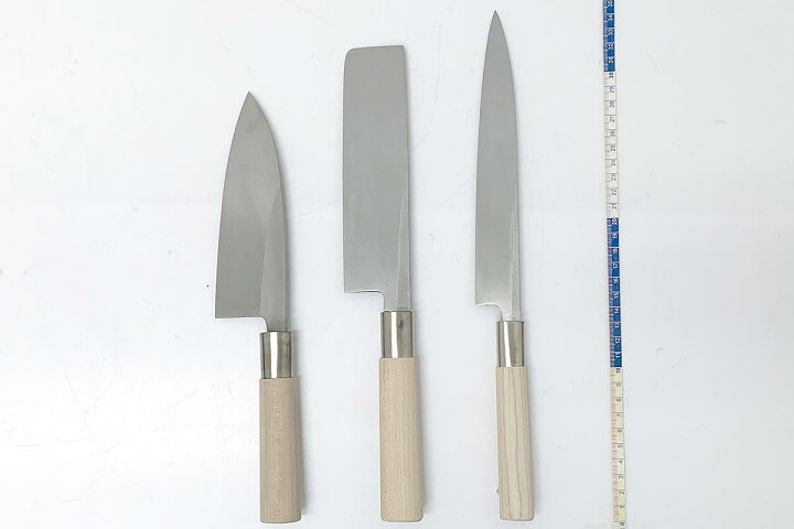 楽天市場】【中古】【未使用品】河内守國助 包丁3点セット（柳刃・出刃 
