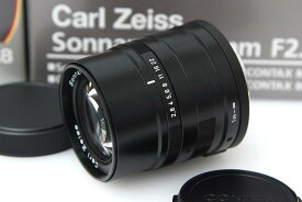 【中古】【美品】コンタックス Sonnar T* 90mm F2.8 ブラック コンタックスG用 各種アクセサリー付 γH3344-2A4