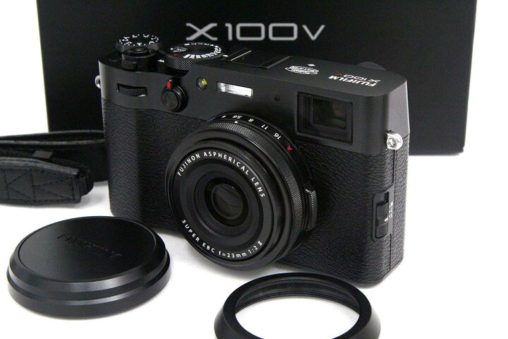 楽天市場】【中古】【美品】富士フイルム X100V ブラック シャッター 