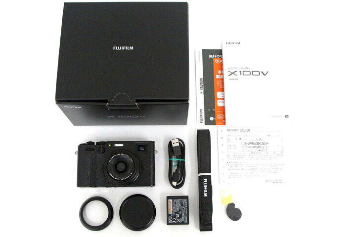 楽天市場】【中古】【美品】富士フイルム X100V ブラック シャッター 