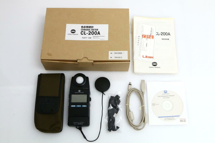 楽天市場】【中古】【美品】コニカミノルタ CL-200A 色彩照度計 γN827 