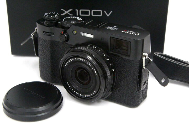 楽天市場】【中古】【美品】 富士フイルム X100V ブラック シャッター 