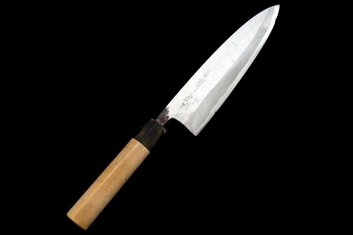 楽天市場】【中古】【美品】有次 特製 別打 相出刃包丁 七寸 霞 青鋼 