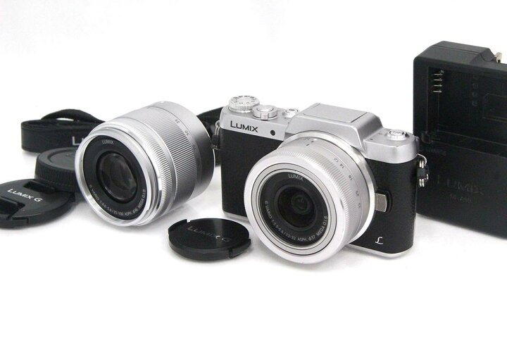 楽天市場】【中古】【美品】パナソニック LUMIX DMC-GF7W-S ダブル 