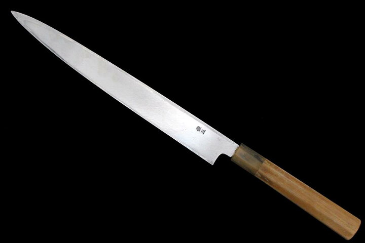 楽天市場】【中古】【美品】堺一文字忠國 柳刃包丁 霞 尺 銀三 朴柄 