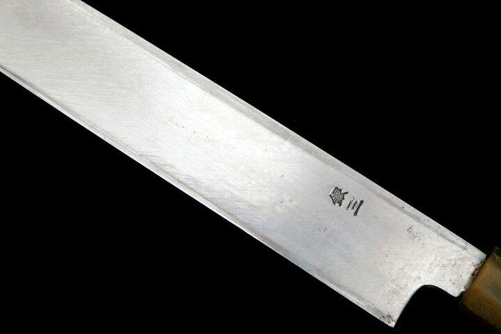 楽天市場】【中古】【美品】堺一文字忠國 柳刃包丁 霞 尺 銀三 朴柄 