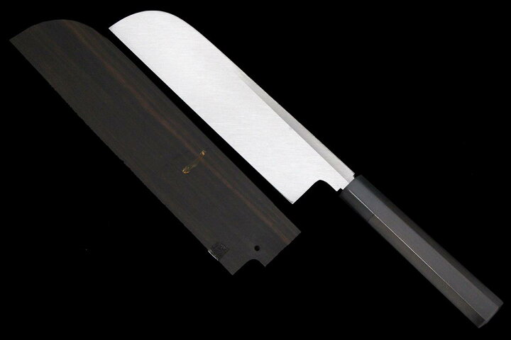 楽天市場】【中古】【未使用品】不動國行 鎌型薄刃包丁 本焼 七寸半 