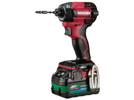 HiKOKI WH36DD (2XHRSZ) スコーピオンレッド マルチボルト（36V）コードレスインパクトドライバ (バッテリー2個、充電器、ケース付) BSL36A18BX 電動 工具 打撃 回転 ネジ締め