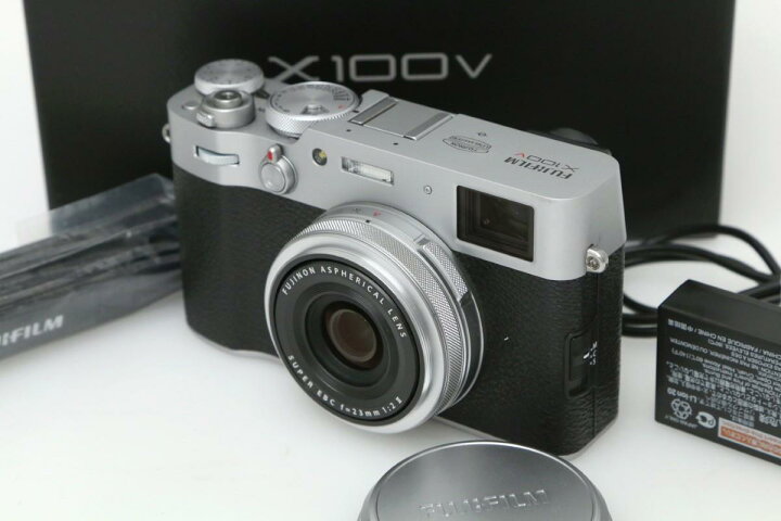 楽天市場】【中古】【美品】富士フイルム FUJIFILM X100V シルバー 