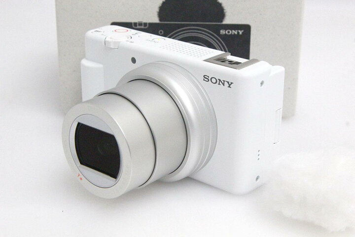 楽天市場】【中古】【極美品】ソニー VLOGCAM ZV-1M2 ホワイト CA01 