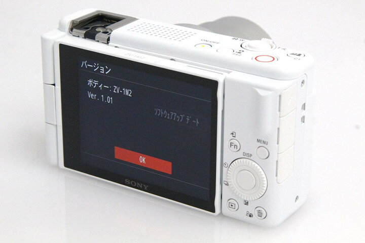 楽天市場】【中古】【極美品】ソニー VLOGCAM ZV-1M2 ホワイト CA01 