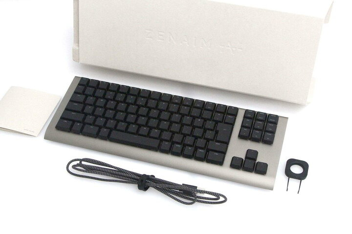 楽天市場】【中古】【極美品】ZENAIM KB006-DGBK ゲーミングキーボード 