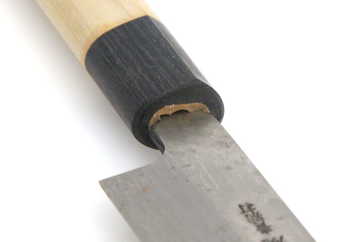 楽天市場】【中古】【美品】越前兼安 柳刃包丁 本焼 尺 青鋼 別打 朴柄 