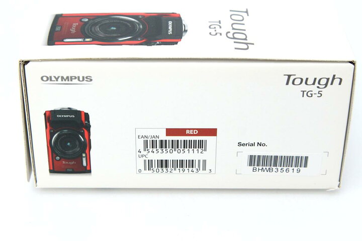 楽天市場】【中古】【美品】オリンパス Tough TG-5 レッド CA01-M2078 