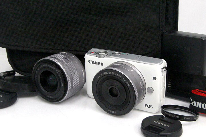 楽天市場】【中古】【訳有品】キヤノン EOS M10 ダブルレンズキット 