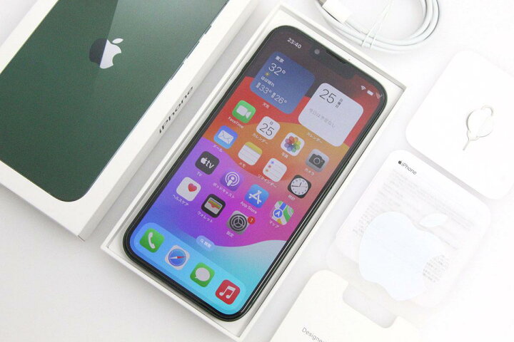楽天市場】【中古】【極美品】アップル iPhone 13 128GB グリーン 