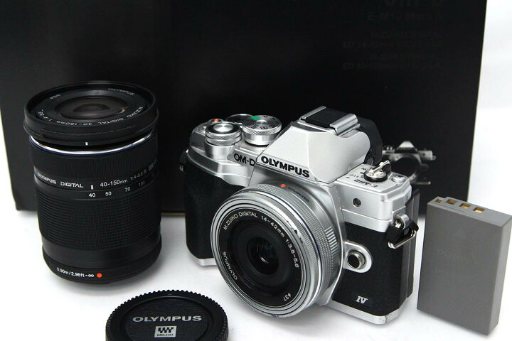楽天市場】【中古】【並品】オリンパス OM-D E-M10 Mark IV EZダブル 