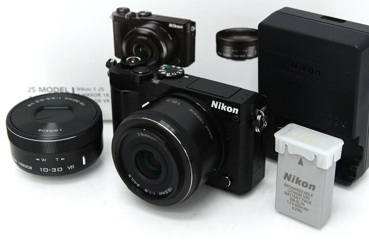 楽天市場】【中古】【美品】ニコン Nikon 1 J5 ダブルレンズキット 
