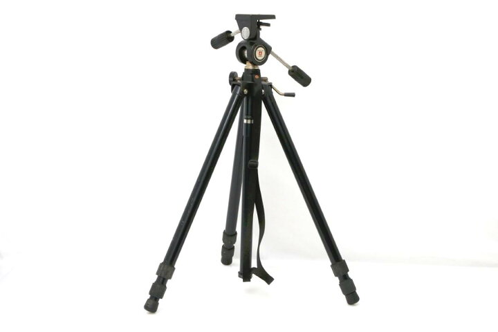 楽天市場】【中古】【難有品】ハスキー HUSKY ー3段 雲台一体型三脚 