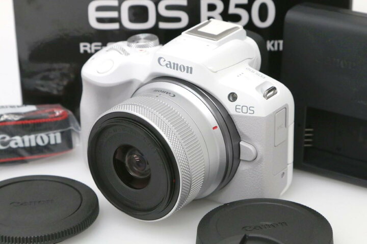 楽天市場】【中古】【極美品】キヤノン EOS R50 RF-S18-45mm IS STM 