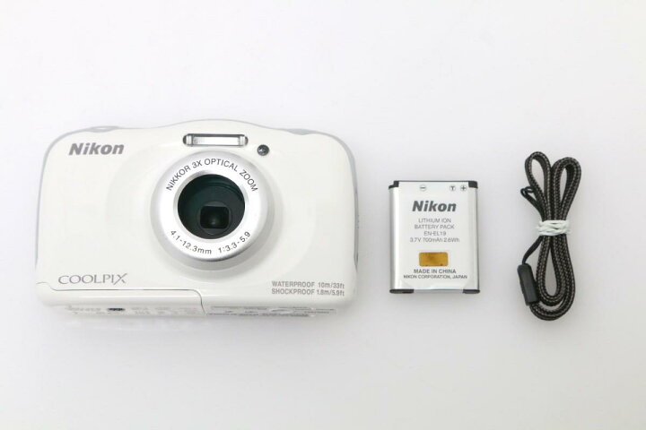 楽天市場】【中古】【極美品】ニコン COOLPIX W150 ホワイト CA01 