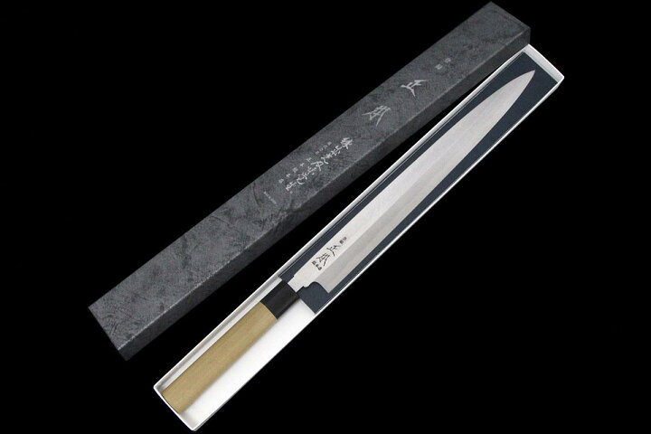 楽天市場】【中古】【未使用品】正本総本店 柳刃包丁 霞 尺一 白鋼 朴 