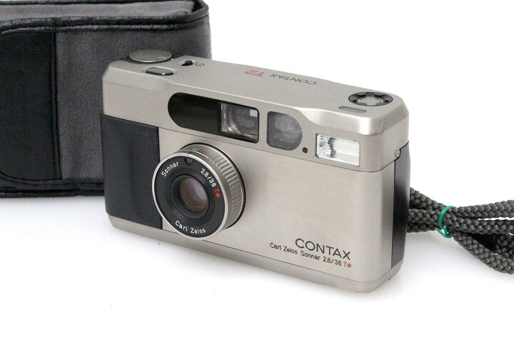 楽天市場】【中古】【美品】コンタックス T2 チタンシルバー CA01  