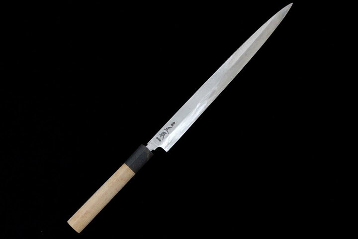 楽天市場】【中古】【極美品】正本総本店 河豚引包丁 本焼 尺 朴柄 