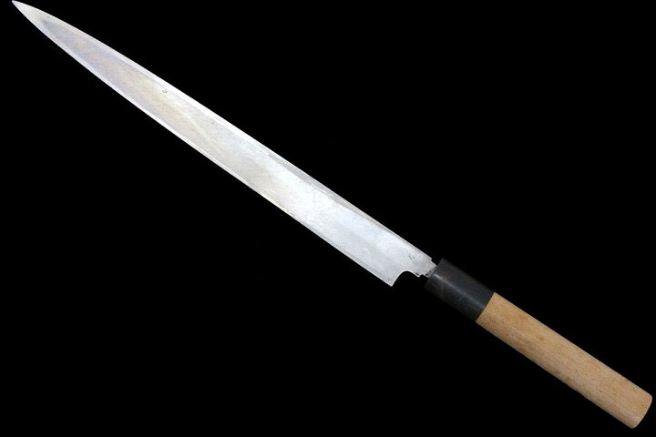 楽天市場】【中古】【極美品】正本総本店 河豚引包丁 本焼 尺 朴柄 